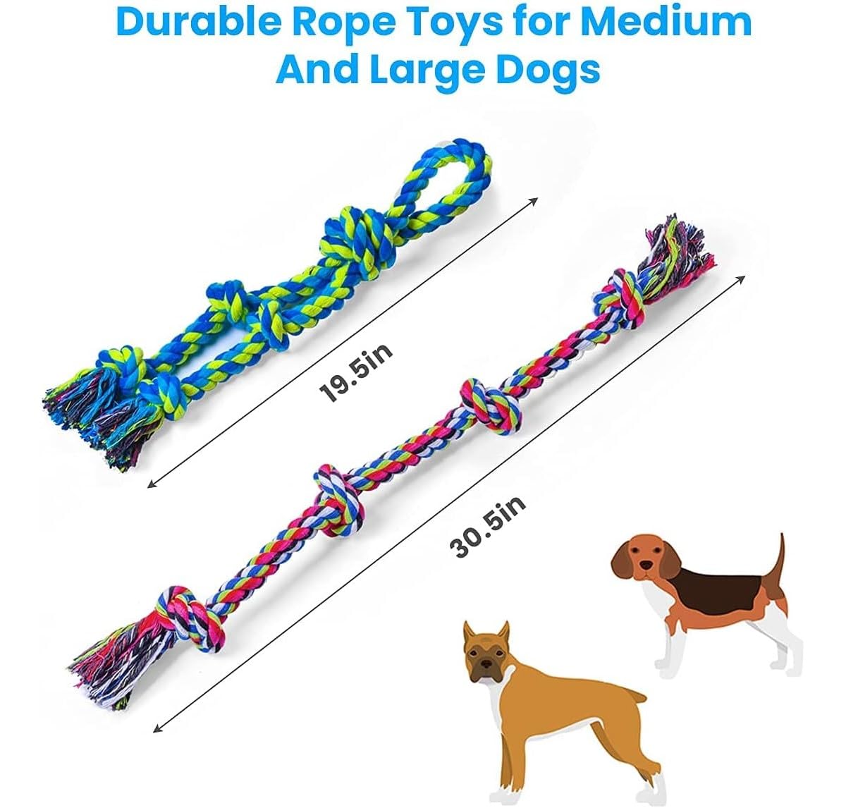 Jouets pour chiens en corde ré - Dog Rope Toy Aggressive Chewers avis et prix